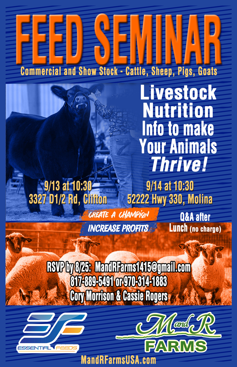 Feed Seminars in Western Colorado